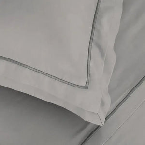 Jogo de Cama King Doppio 4 Pçs 300 Fios Cetim 100% Algodão Egípcio Marmo Trussardi