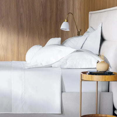 Jogo de Cama King Fiesole 4 Pçs 200 Fios 100% Algodão Branco Trussardi