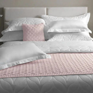 Jogo de Cama King Galieno 4 Pçs 300 Fios Cetim 100% Algodão Egípcio Branco Trussardi