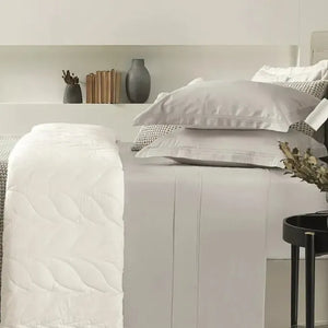 Jogo de Cama King Galieno 4 Pçs 300 Fios Cetim 100% Algodão Egípcio Marmo Trussardi