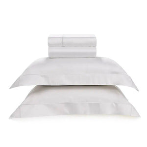 Jogo de Cama Girelli 4 Pçs 300 Fios 100% Bambu Branco Trussardi