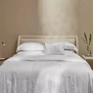 Jogo de Cama Girelli 4 Pçs 300 Fios 100% Bambu Branco Trussardi