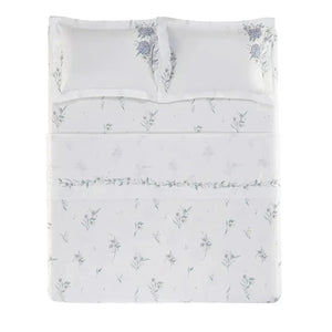 Jogo de Cama Queen Ortensie 4 Pçs 300 Fios Cetim 100% Bambu Trussardi