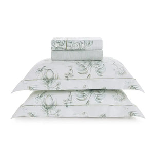 Jogo de Cama King Ortigia 4 Pçs 200 Fios 100% Algodão Trussardi