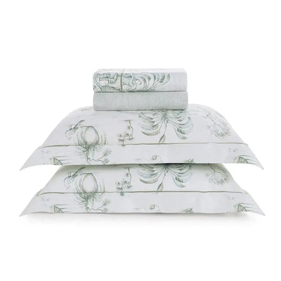 Jogo de Cama King Ortigia 4 Pçs 200 Fios 100% Algodão Trussardi