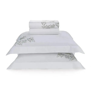 Jogo de Cama Queen Pistacia 4 Pçs 300 Fios 100% Algodão Egípcio Trussardi