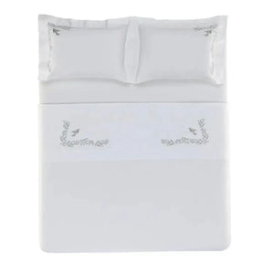 Jogo de Cama Queen Pistacia 4 Pçs 300 Fios 100% Algodão Egípcio Trussardi