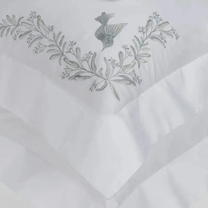 Jogo de Cama Queen Pistacia 4 Pçs 300 Fios 100% Algodão Egípcio Trussardi