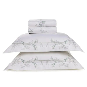 Jogo de Cama Queen Botticelli 4 Pçs 300 Fios Cetim 100% Algodão Egípcio Trussardi