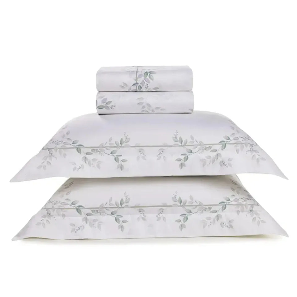 Jogo de Cama Queen Botticelli 4 Pçs 300 Fios Cetim 100% Algodão Egípcio Trussardi