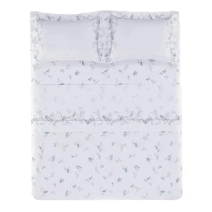 Jogo de Cama Queen Botticelli 4 Pçs 300 Fios Cetim 100% Algodão Egípcio Trussardi