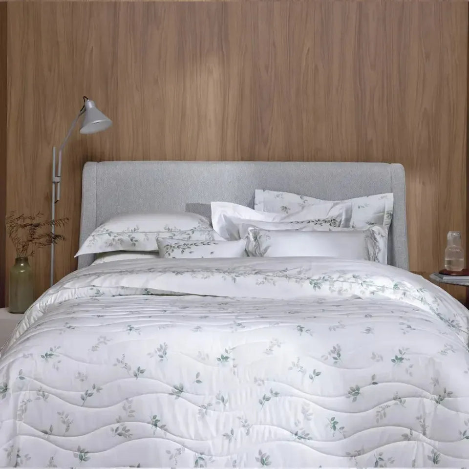 Jogo de Cama Queen Botticelli 4 Pçs 300 Fios Cetim 100% Algodão Egípcio Trussardi