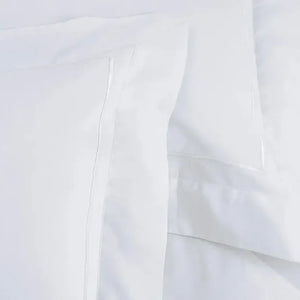 Jogo de Cama Queen Fiesole 4 Pçs 200 Fios 100% Algodão Branco Trussardi