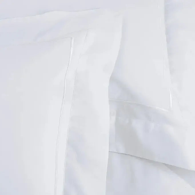 Jogo de Cama Queen Fiesole 4 Pçs 200 Fios 100% Algodão Branco Trussardi