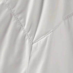 Jogo de Cama Queen Firmiano 4 Pçs 1000 Fios Cetim 100% Algodão Egípcio Branco Trussardi