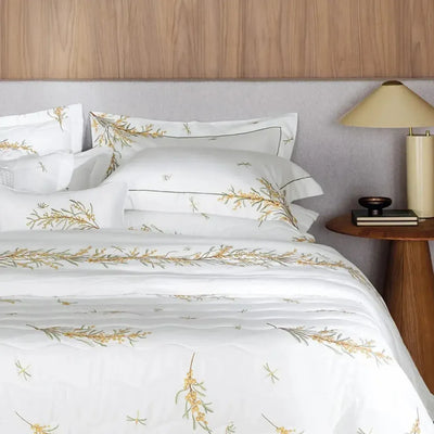 Jogo de Cama Queen Mimosa 4 Pçs 300 Fios 100% Algodão Egípcio Trussardi