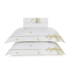 Jogo de Cama Queen Mimosa 4 Pçs 300 Fios 100% Algodão Egípcio Trussardi