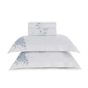 Jogo de Cama King Ortensie 4 Pçs 300 Fios Cetim 100% bambu Trussardi