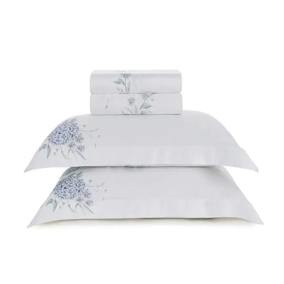 Jogo de Cama King Ortensie 4 Pçs 300 Fios Cetim 100% bambu Trussardi
