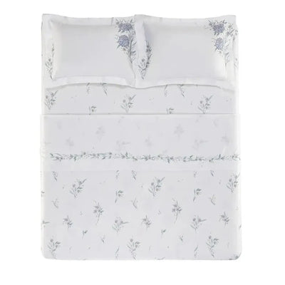 Jogo de Cama King Ortensie 4 Pçs 300 Fios Cetim 100% bambu Trussardi