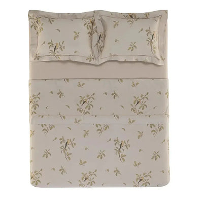 Jogo de Cama Casal Pittori 4 Pçs 300 Fios Cetim 100% Algodão Egípcio Trussardi