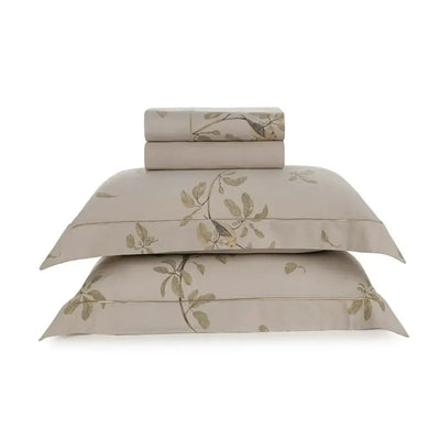 Jogo de Cama Casal Pittori 4 Pçs 300 Fios Cetim 100% Algodão Egípcio Trussardi