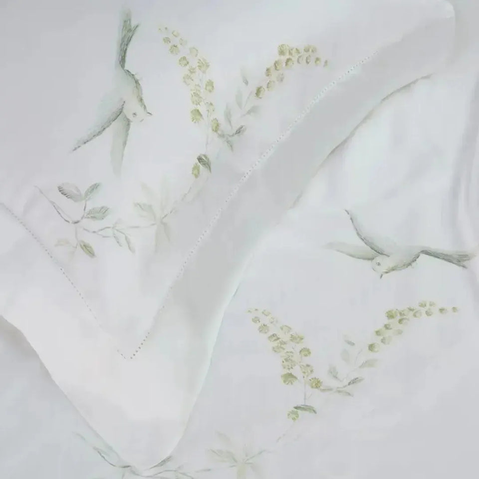 Jogo de Colcha Queen Isola Bella 3 Pçs 300 Fios Cetim 100% Bambu Trussardi