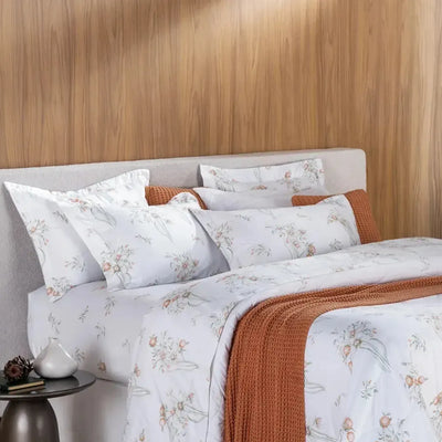 Jogo de Colcha Casal Narciso com 3 Peças 100% Algodão da Trussardi