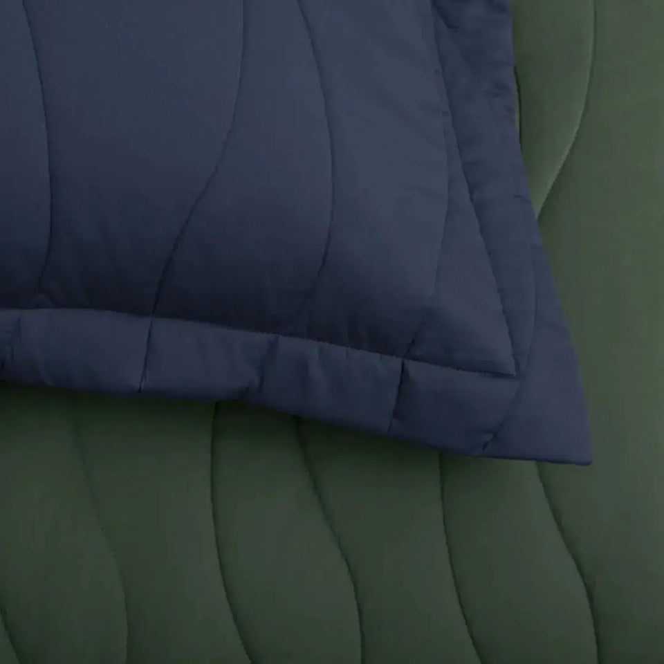 Jogo de Colcha Queen Novara 3 Pçs 300 Fios 100% Algodão Egípcio Fogli Trussardi