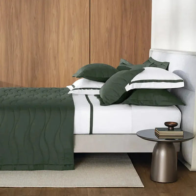 Jogo de Colcha Casal Novara 3 Pçs 300 Fios 100% Algodão Egípcio Fogli Trussardi