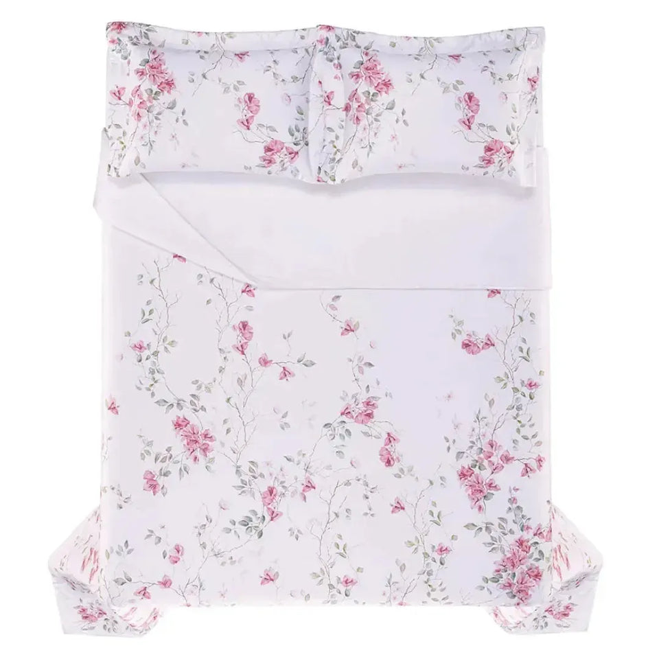 Jogo de Colcha Casal Venere 3 Pçs 300 Fios 100% Algodão Egípcio Trussardi