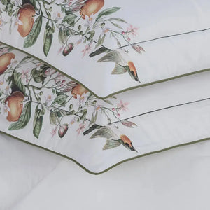 Jogo de Colcha King Arancia 3 Pçs 300 Fios 100% Algodão Egípcio Trussardi