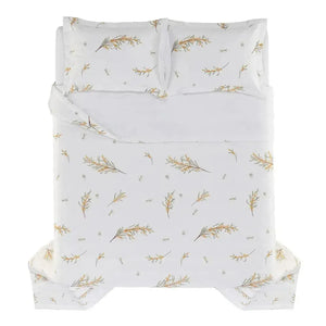 Jogo de Colcha King Mimosa 3 Pçs 300 Fios 100% Algodão Egípcio Trussardi