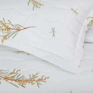 Jogo de Colcha King Mimosa 3 Pçs 300 Fios 100% Algodão Egípcio Trussardi