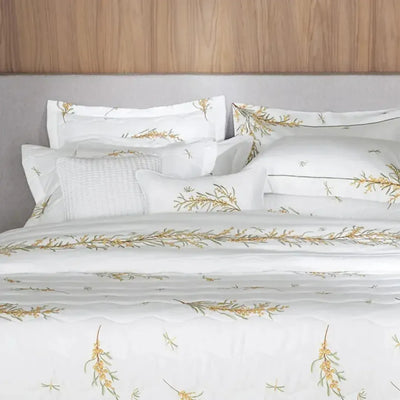 Jogo de Colcha King Mimosa 3 Pçs 300 Fios 100% Algodão Egípcio Trussardi