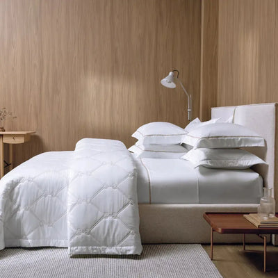 Jogo de Colcha King Montaggio 3 Pçs 300 Fios Cetim 100% Algodão Egípcio Trussardi