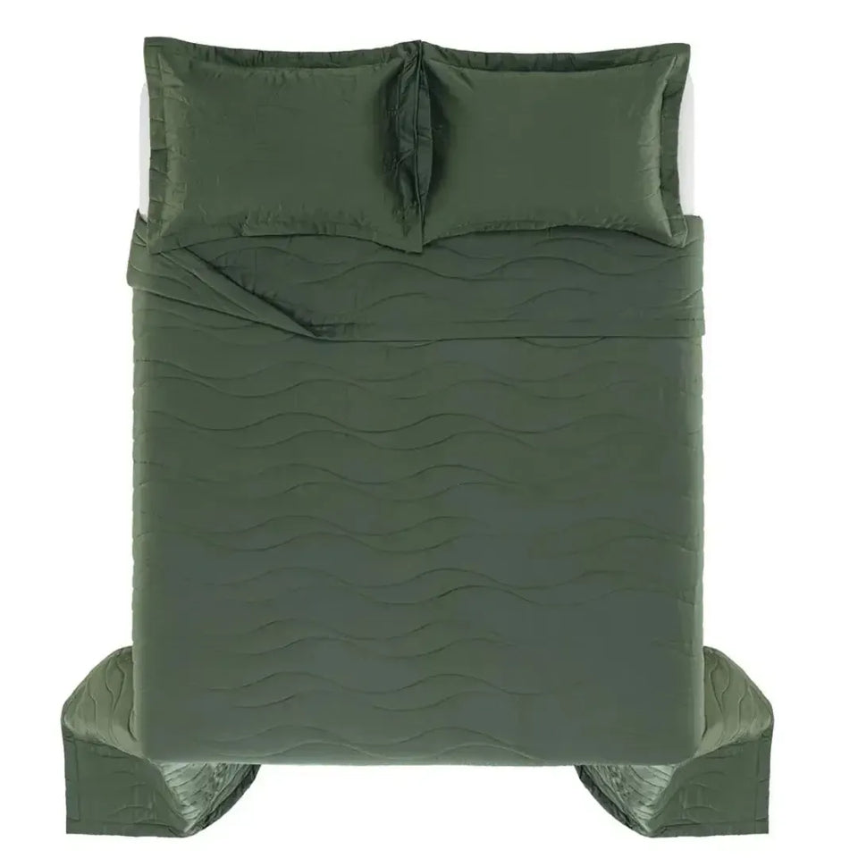 Jogo de Colcha King Novara 3 Pçs 300 Fios 100% Algodão Egípcio Fogli Trussardi