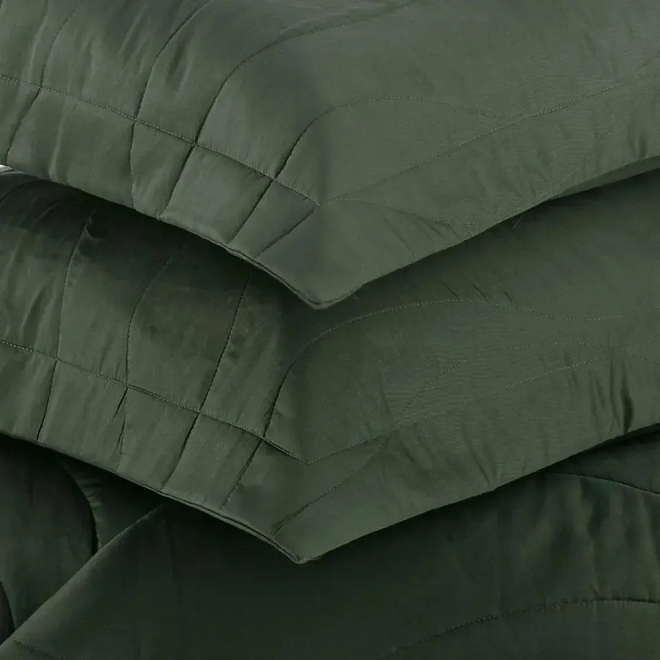 Jogo de Colcha King Novara 3 Pçs 300 Fios 100% Algodão Egípcio Fogli Trussardi