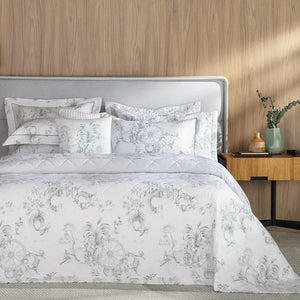 Jogo de Colcha Queen Ortigia 3 Pçs 200 Fios 100% Algodão Trussardi