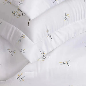 Jogo de Colcha King Uccelli 3 Pçs 300 Fios Cetim 100% Bambu Trussardi