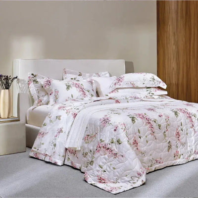 Jogo de Colcha King Wisteria com 3 Peças da Trussardi