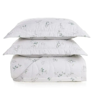 Jogo de Colcha Queen Botticelli 3 Pçs 300 Fios Cetim 100% Algodão Egípcio Trussardi