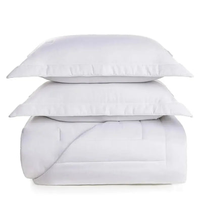 Jogo de Colcha Queen Dante 3 Pçs 300 Fios Cetim 100% Algodão Egípcio Branco Trussardi