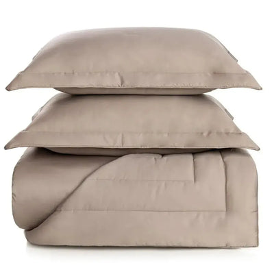 Jogo de Colcha Queen Dante 3 Pçs 300 Fios Cetim 100% Algodão Egípcio Nocciola Trussardi