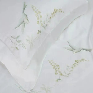 Jogo de Colcha Casal Isola Bella 3 Pçs 300 Fios Cetim 100% Bambu Trussardi