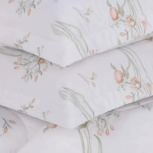 Jogo de Colcha Queen Narciso com 3 Peças 100% Algodão da Trussardi