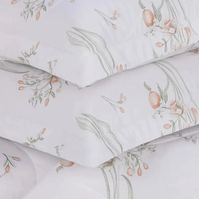 Jogo de Colcha Queen Narciso com 3 Peças 100% Algodão da Trussardi