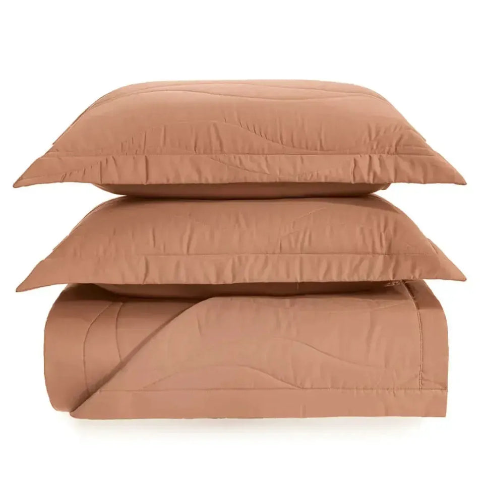 Jogo de Colcha Queen Novara 3 Pçs 300 Fios 100% Algodão Egípcio Solare Trussardi