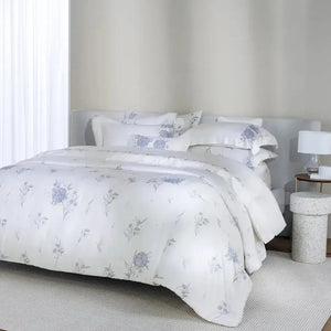 Jogo de Colcha Queen Ortensie 3 Pçs 300 Fios Cetim 100% Bambu Trussardi