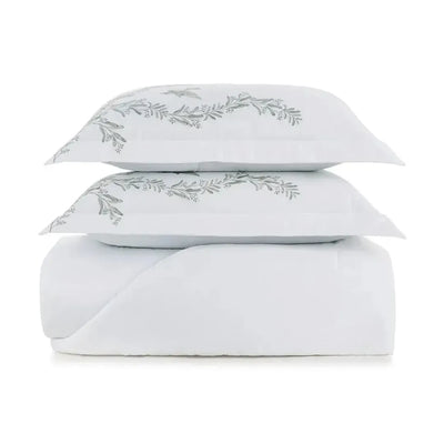 Jogo de Colcha King Pistacia 3 Pçs 300 Fios 100% Algodão Egípcio Trussardi